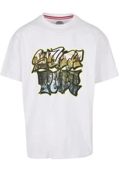 Southpole T-Shirt Graphic Tee (1-tlg) Weiß/Creme/Gold