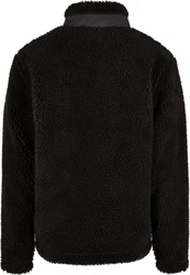 URBAN CLASSICS Herren Basic Sherpa Jacket (1-St) Schwarz
