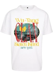 Upscale by Mister Tee Herren Wu Tang Staten Island Oversize Tee Orange/Rot/Weiß/Grün