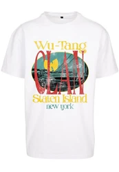 Upscale by Mister Tee Herren Wu Tang Staten Island Oversize Tee Orange/Rot/Weiß/Grün