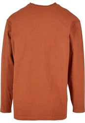 URBAN CLASSICS T-Shirt Urban Classics Herren Heavy Oversized Garment Dye Longsleeve 