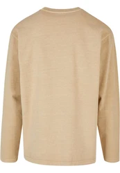 URBAN CLASSICS T-Shirt Urban Classics Herren Heavy Oversized Garment Dye Longsleeve 