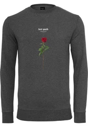MisterTee Rundhalspullover MisterTee Herren Lost Youth Crewneck Rosa