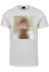 Mister Tee T-Shirt Sensitive Content Tee Weiß/Creme