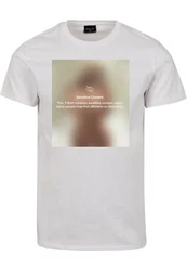 Mister Tee T-Shirt Sensitive Content Tee Weiß/Creme