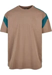URBAN CLASSICS T-Shirt Urban Classics Herren Active Tee Braun/Beige/Khaki