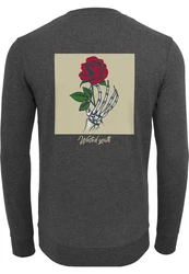 Mister Tee Rundhalspullover Wasted Youth Crewneck Rot/Rosa/Dunkelgrau/Grau/Lila