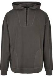 URBAN CLASSICS Kapuzensweatshirt Urban Classics Herren Overdyed Camp Hoody Grau/Dunkelgrau/Braun/Dunkelgrün/Khaki