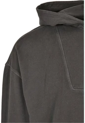 URBAN CLASSICS Kapuzensweatshirt Urban Classics Herren Overdyed Camp Hoody Grau/Dunkelgrau/Braun/Dunkelgrün/Khaki