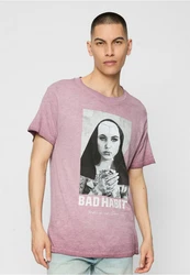 Mister Tee Herren Bad Habit Tee (1-tlg) Rosa/Rot