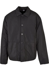 URBAN CLASSICS Herren Utility Jacket Schwarz/Dunkelgrau