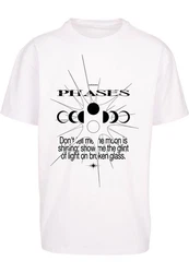 MisterTee Moon Phases Tee (1-tlg) Weiß/Schwarz/Braun/Rot/Lila