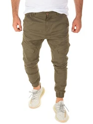 Yazubi Cargohose Chino Pants Draven Khaki/Dunkelgrün
