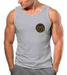 Neverless Tanktop Herren Tank-Top Print Logo Wandern Motiv Fashion Hellgrau/Grau/Dunkelgrau
