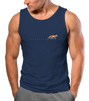 Neverless Herren Tanktop mit Fuchs Fox Logo Print Badge Fashion Neverless Herren Tanktop mit Fuchs Fox Logo Print Badge Fashion