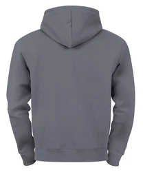 Neverless Hoodie Herren Polygon Print Wolf Wald Outdoor Adventure Natur Grau/Hellgrau/Orange