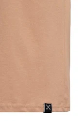 KingKerosin Print-Shirt Edsel mit Classic Car Artwork Braun/Rot/Khaki/Beige