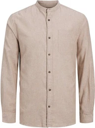 Langarmhemd JJEBAND MELANGE SHIRT LS SN