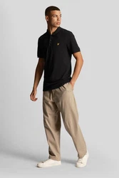 Lyle & Scott T-Shirt Poloshirt Schwarz/Grün/Gelb