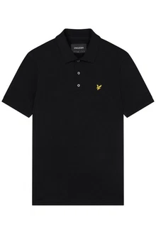 Lyle & Scott T-Shirt Poloshirt Schwarz/Grün/Gelb