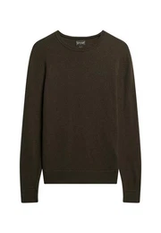 Sweater Herren Pullover ESSENTIAL SLIM FIT CREW JUMPER Spruce Green