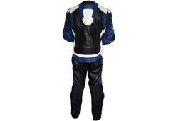 German Wear Motorradkombi Modell GW409K Einteiler Hellblau/Blau/Mischfarben/Grün