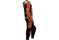 German Wear Motorradkombi Modell GW409K Einteiler Grün/Mischfarben/Orange/Grau/Schwarz/Rot