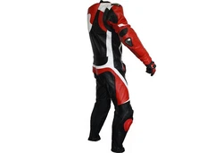 German Wear Motorradkombi Modell GW409K Einteiler Mischfarben/Grün/Schwarz/Rot/Grau