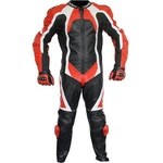 German Wear Motorradkombi Modell GW409K Einteiler Mischfarben/Grün/Schwarz/Rot/Grau