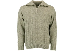 German Wear Trachtenstrickjacke OP5 Herren Dunkelgrün/Grün/Khaki