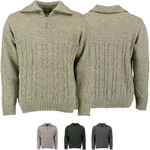 German Wear Trachtenstrickjacke OP5 Herren Dunkelgrün/Grün/Khaki