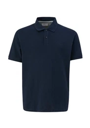 Poloshirt Big Size (1-tlg) Kragen, Kpfe, Logostickerei