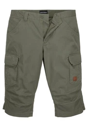 Jeansbermudas schmale Passform, gerade Beinform, mit Cargotaschen