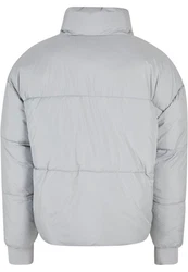 Urban Classics Herren Short Big Puffer Jacket (1-St) Grau/Hellgrau