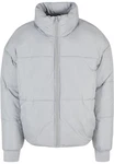 Urban Classics Herren Short Big Puffer Jacket (1-St) Grau/Hellgrau