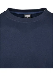 URBAN CLASSICS Rundhalspullover Sweat Crewneck Dunkelblau/Blau