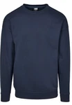 URBAN CLASSICS Rundhalspullover Sweat Crewneck Dunkelblau/Blau