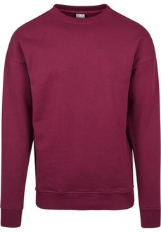 URBAN CLASSICS Rundhalspullover Sweat Crewneck Dunkelrot/Rosa/Lila/Bordeaux URBAN CLASSICS Rundhalspullover Sweat Crewneck Dunkelrot/Rosa/Lila/Bordeaux