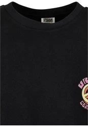 URBAN CLASSICS T-Shirt Urban Classics Herren Organic Big Peace Tee Dunkelblau/Schwarz/Grau