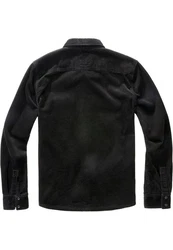 Brandit Langarmhemd Corduroy Classic Shirt Schwarz/Grau
