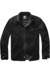 Brandit Langarmhemd Corduroy Classic Shirt Schwarz/Grau