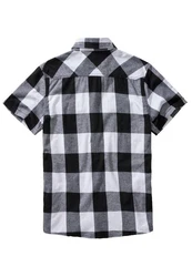 Brandit Check Shirt Schwarz/Grau/Dunkelgrau