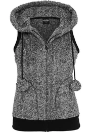 Jerseyweste Damen Ladies Melange Teddy Vest (1-tlg)