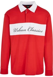 URBAN CLASSICS Herren Oversized Rugby Longsleeve 