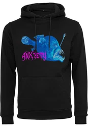Mister Tee Kapuzenpullover Anxiety Hoody (1-tlg) Lila/Schwarz/Rosa