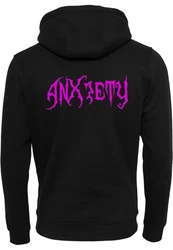 Mister Tee Kapuzenpullover Anxiety Hoody (1-tlg) Lila/Schwarz/Rosa