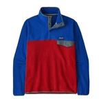Patagonia LW Synch Snap-T Fleecepullover Herren Rot/Blau