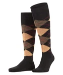 Burlington Kniestrümpfe Preston Schwarz/Gelb/Bordeaux/Dunkelbraun/Braun
