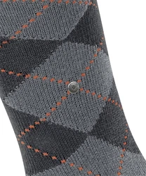 Burlington Kniestrümpfe Preston Dunkelgrau/Grau/Dunkelblau