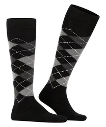 Burlington Kniestrümpfe Preston Schwarz